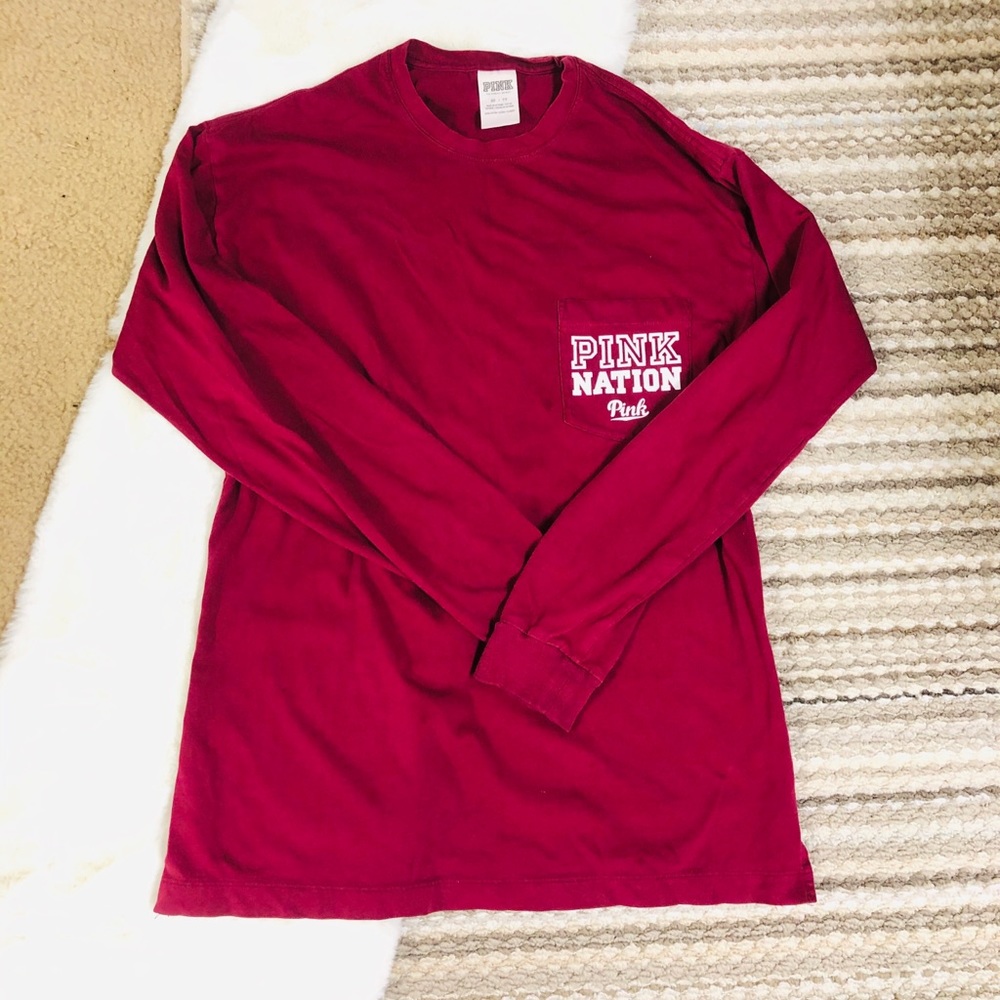 Pink Victoria Secret Long Sleeve Top